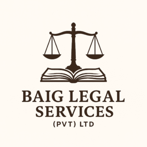 baig legal services logo design